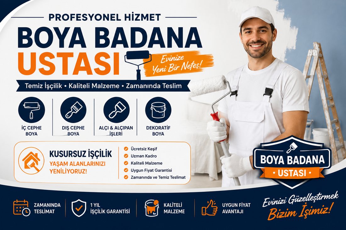 Kozağaç boya badana ustası – profesyonel boyacı